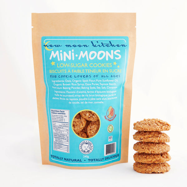 Low Sugar Mini Moon Cookies